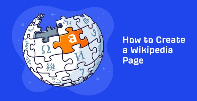 How To Create a Wikipedia Page?